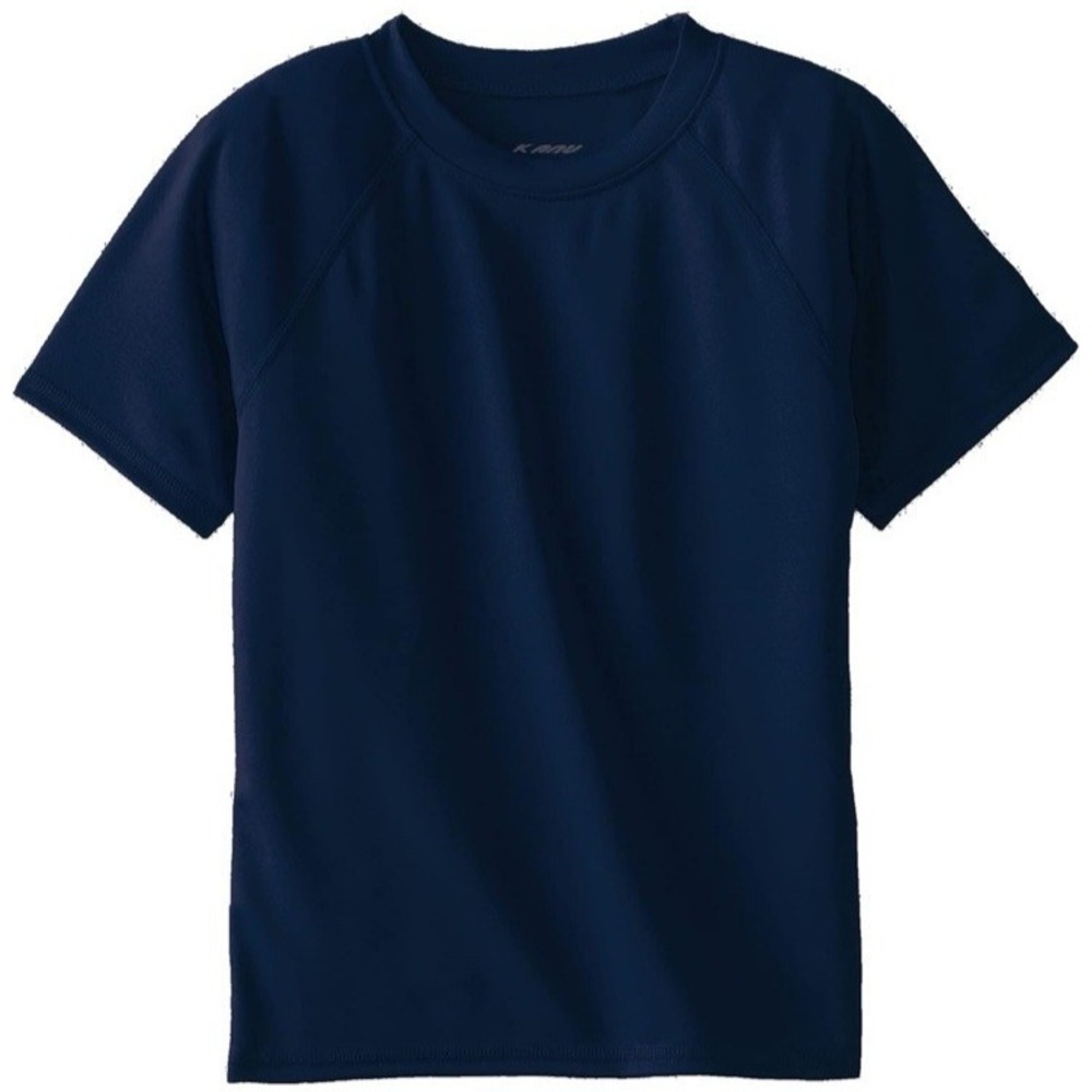 Kanu Surf Boys' Fiji UPF 50+ Sun Protective Rashguard Navy Blue Size S (8)‎